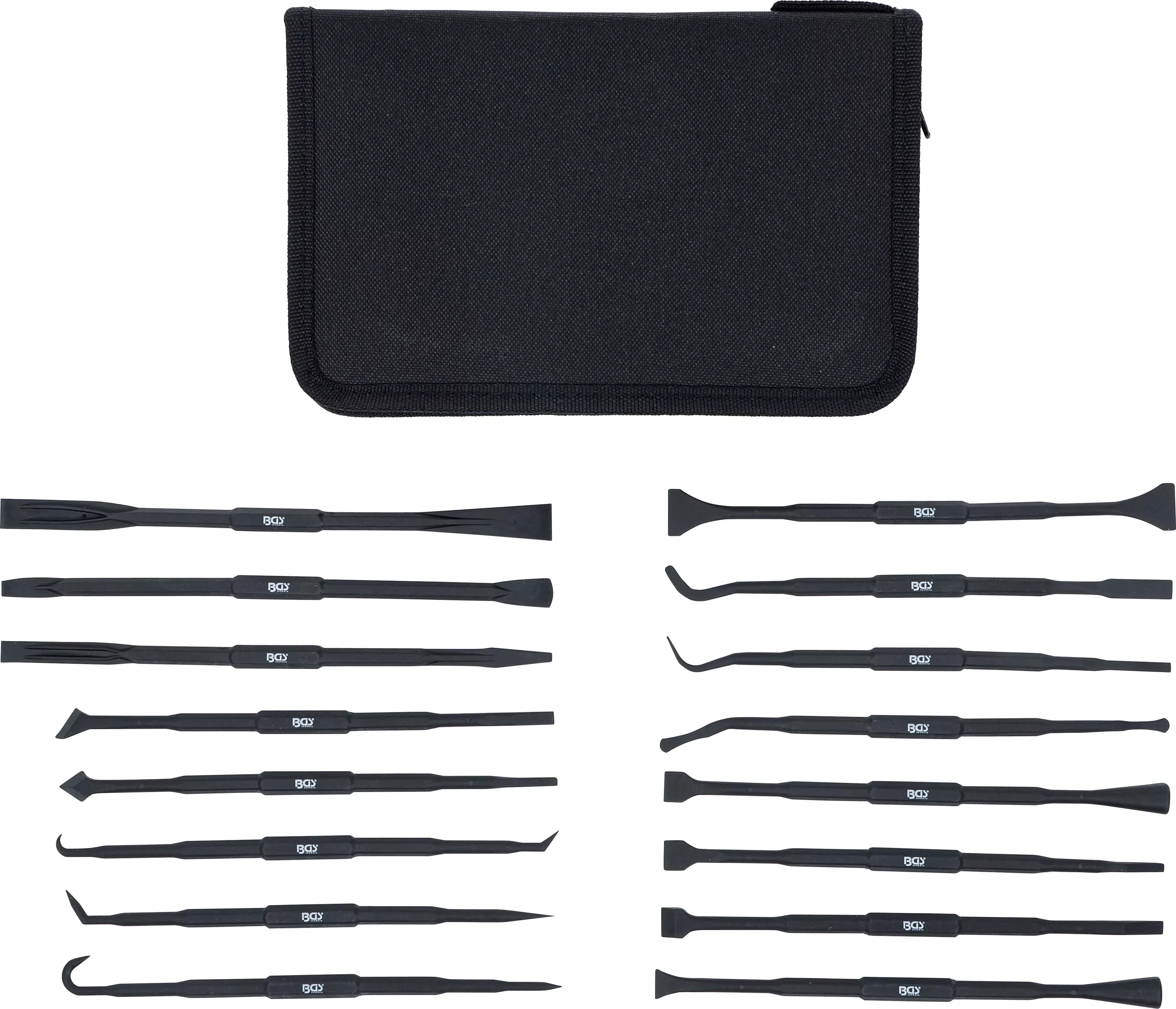 Kunststoff-Schaber und O-Ring / Dichtring Montage- / Demontage-Werkzeug-Satz | 16-tlg.