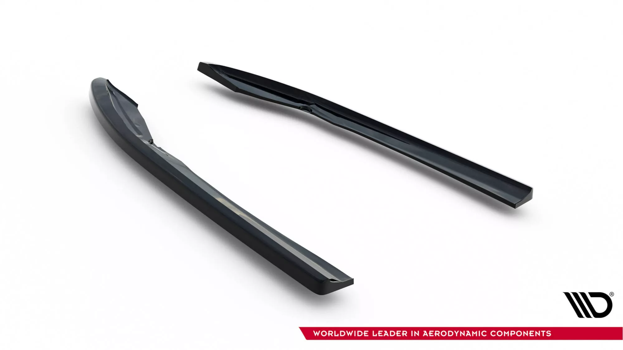 Heck Ansatz Flaps Diffusor Für Audi S8 D5 Facelift Schwarz Hochglanz