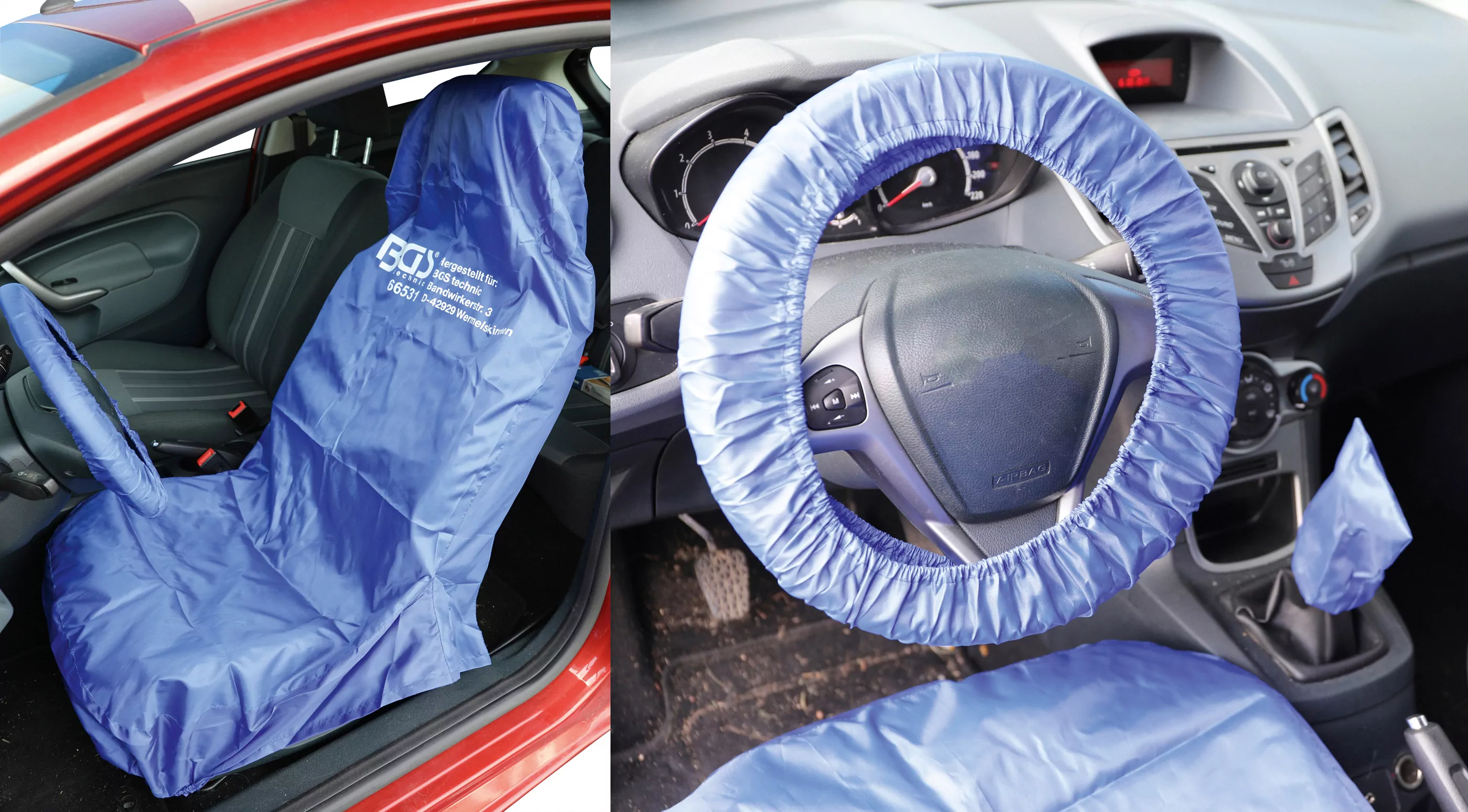 Sitz- und Lenkrad-Schonbezug-Satz | universal | Polyester