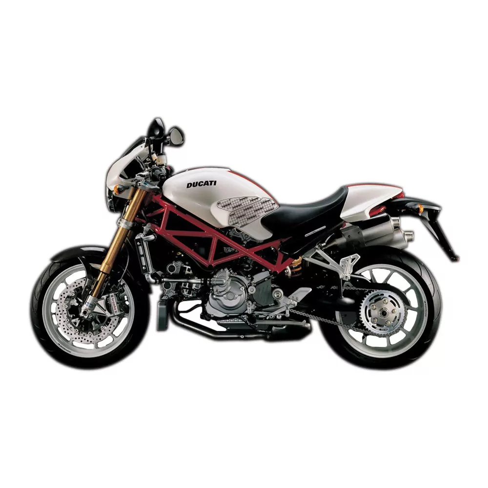 Stompgrip Traction Pad Volcano für Ducati Monster S4 / R / RS 01-08 Klar