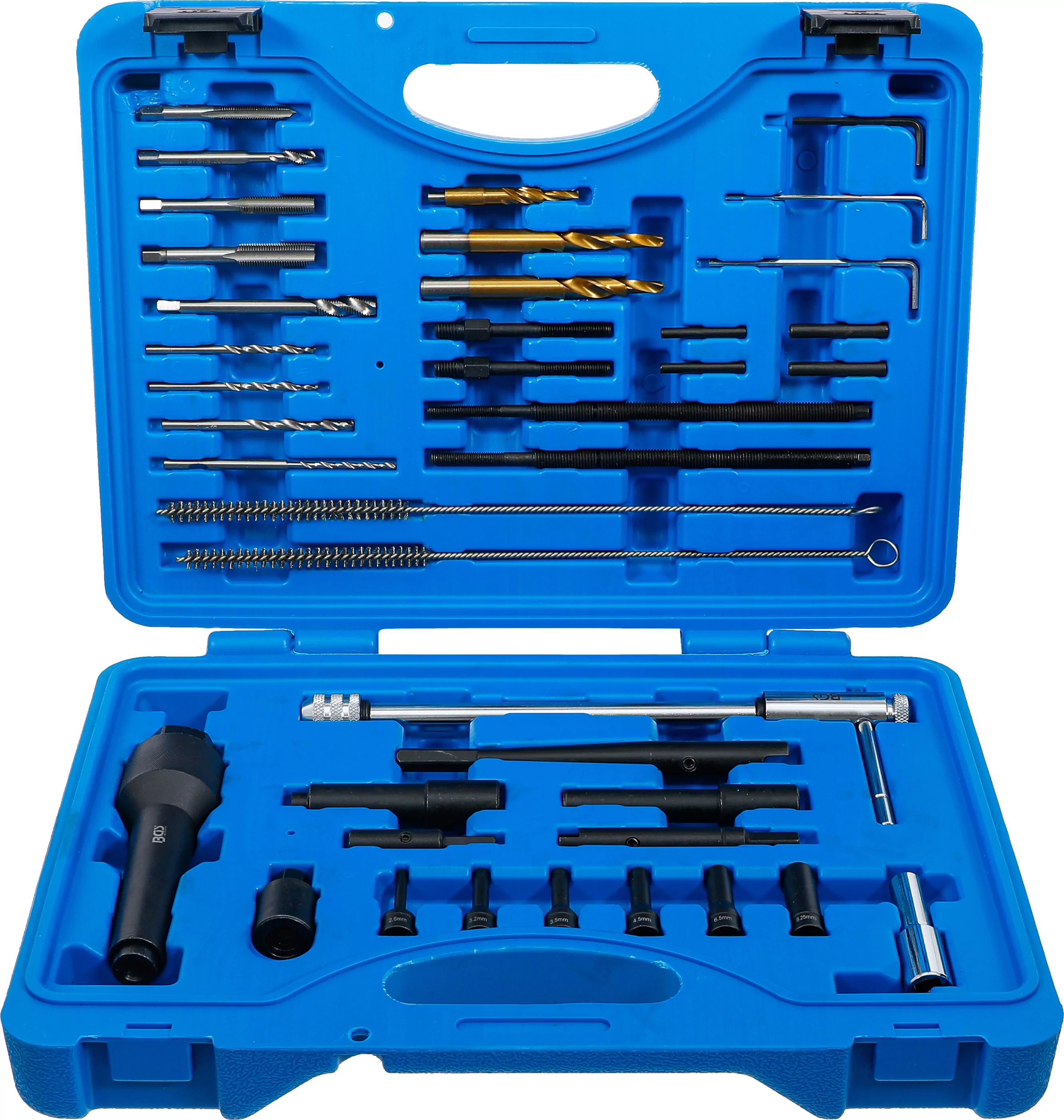 Glühkerzen-Werkzeug und Gewinde-Reparatur-Satz | M8, M10 | 41-tlg.