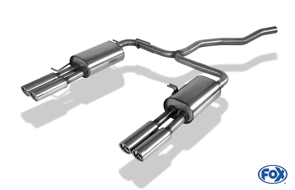 VW Bus T5/ T6  Endschalldämpfer Ausgang rechts/links - 2x80 Typ 13 rechts/links