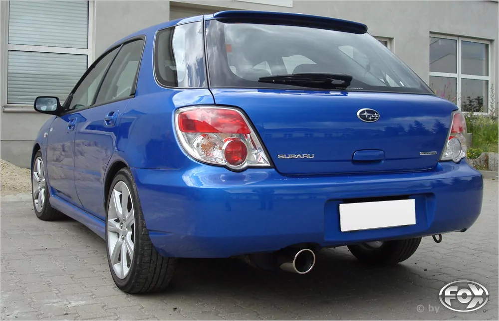 Subaru Impreza GD/ GG - Stufenheck/ Kombi  Endschalldämpfer Ø63,5mm - 1x100 Typ 17
