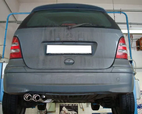 Mercedes A-Klasse W168 Diesel  Endschalldämpfer - 2x88x74 Typ 32