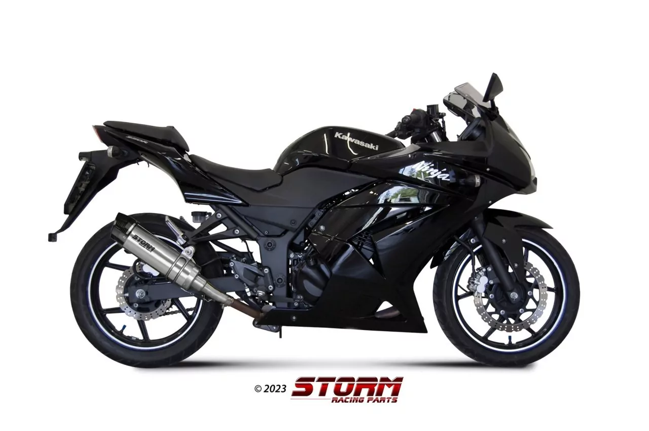 STORM By MIVV GP-C Edelstahl KAWASAKI NINJA 250 R 08-13