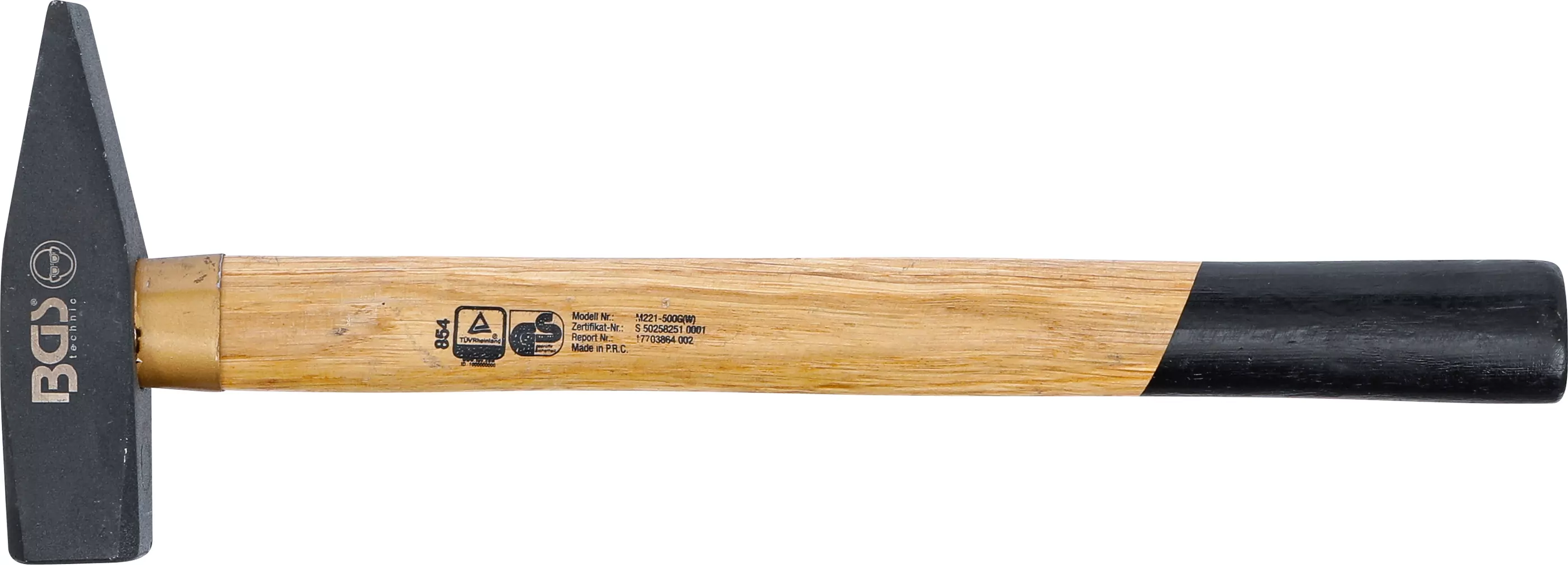 Schlosserhammer | Holz-Stiel | DIN 1041 | 500 g