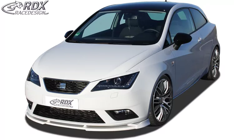 RDX Frontspoiler VARIO-X für SEAT Ibiza 6J, 6J SC & 6J ST Facelift 04/2012+ (nicht FR) Frontlippe Front Ansatz Vorne Spoilerlippe
