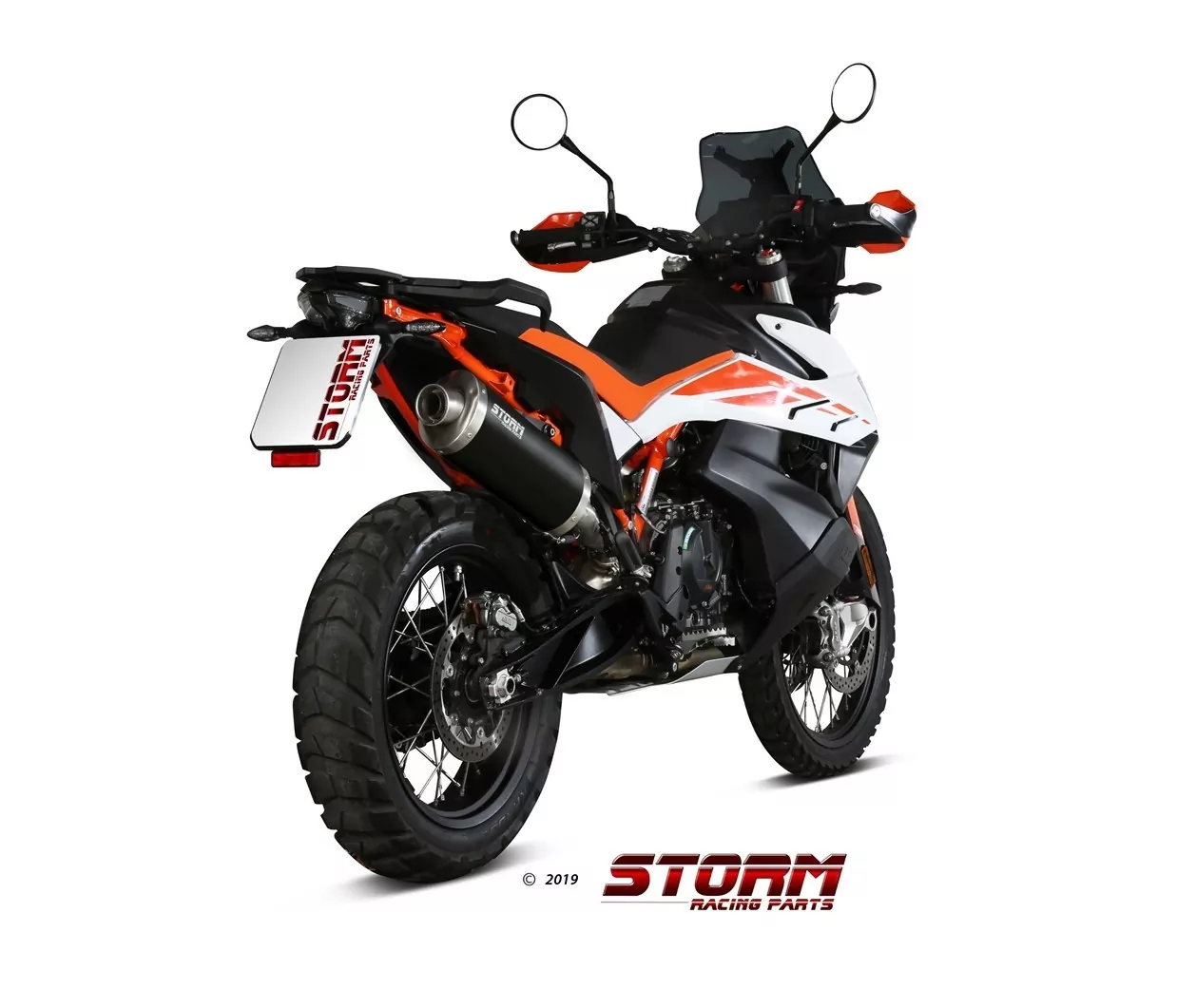 Storm By MIVV OVAL Schwarz KTM 790 Adventure 2019-
