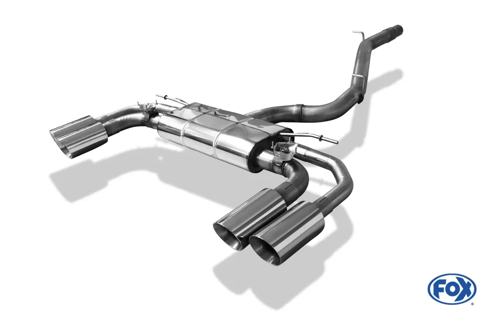 Audi S3 GY - Limousine  Halbanlage ab OPF mit Abgasklappen - 2x114 Typ 25 rechts/links