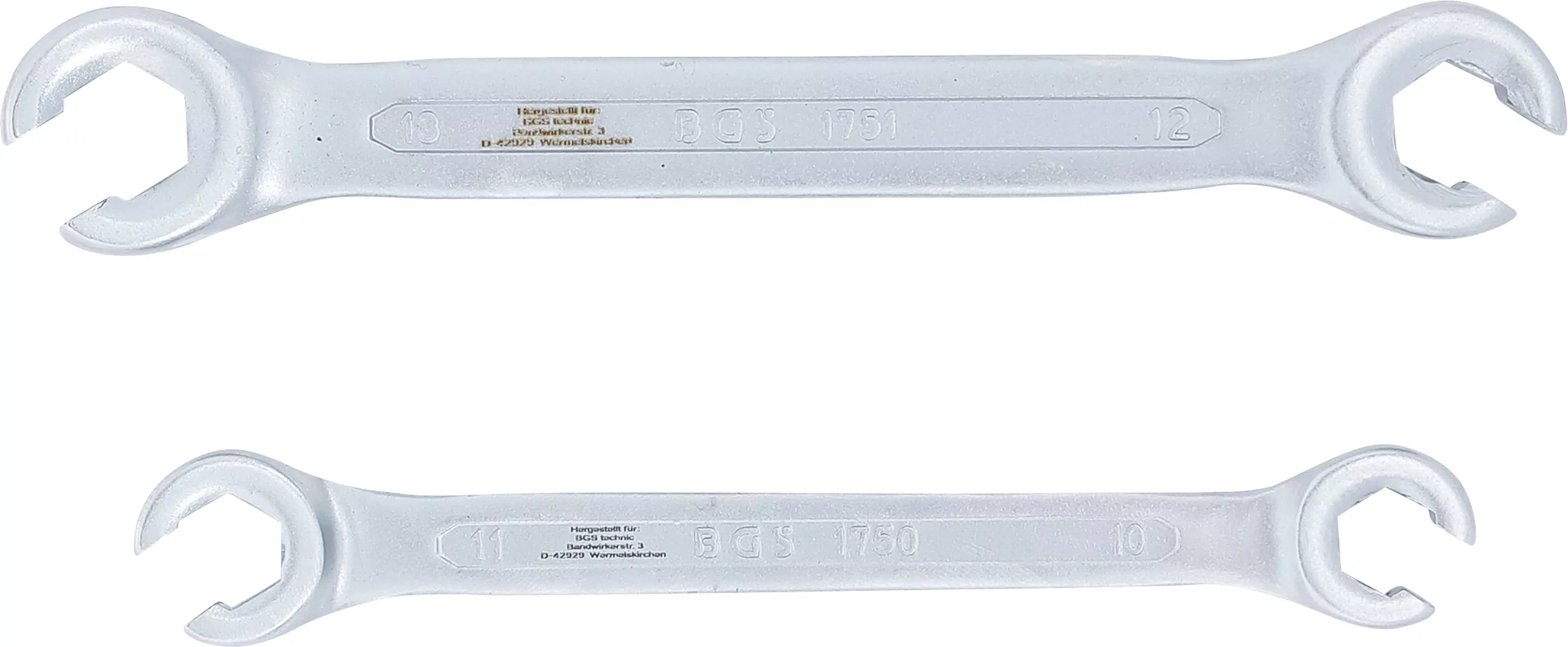 Offener Doppel-Ringschlüssel-Satz | SW 10 x 11 / 12 x 13 mm | 2-tlg.