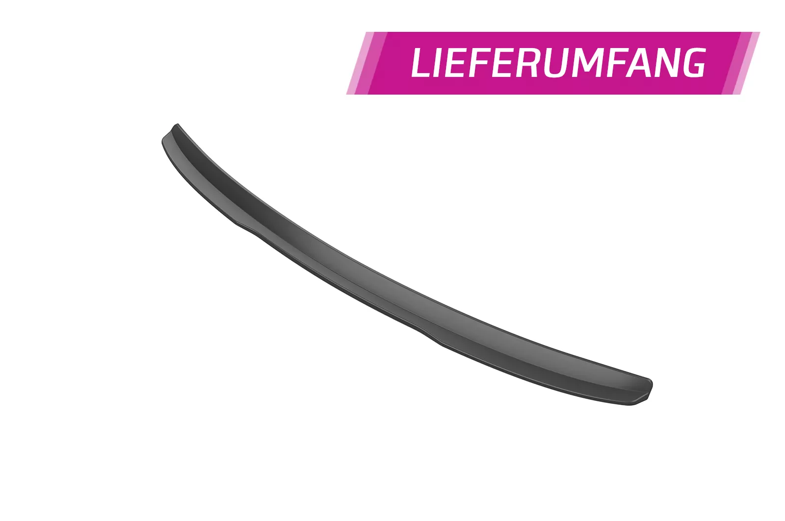 Heckflügel mit ABE für Audi Q3 (8U) HF094 Schwarz Strukturiert