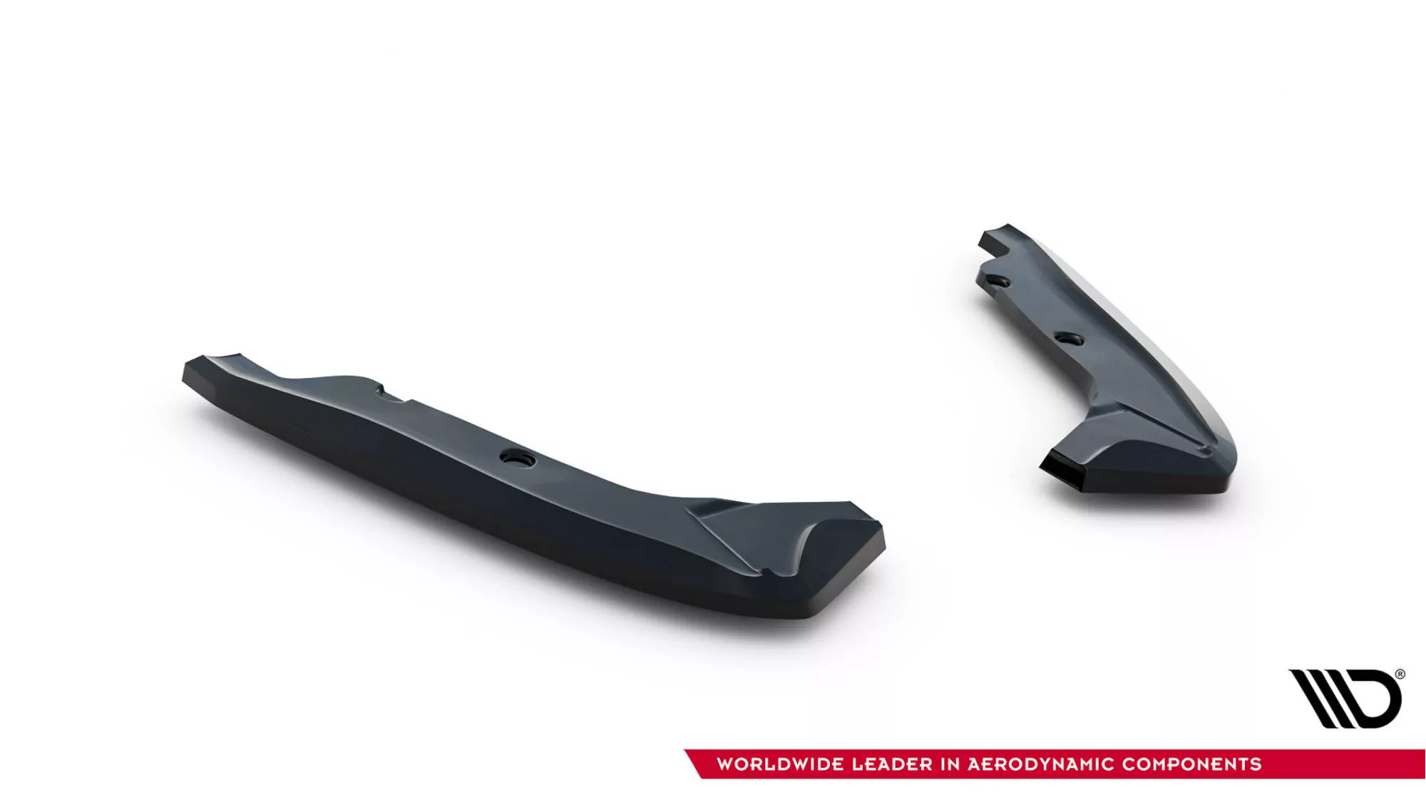Heck Ansatz Flaps Diffusor Für BMW 1er M Coupe E82 Schwarz Hochglanz