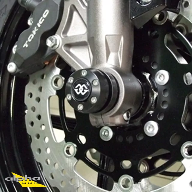 Gilles Achsprotektor vorne für Ducati 696. schwarz