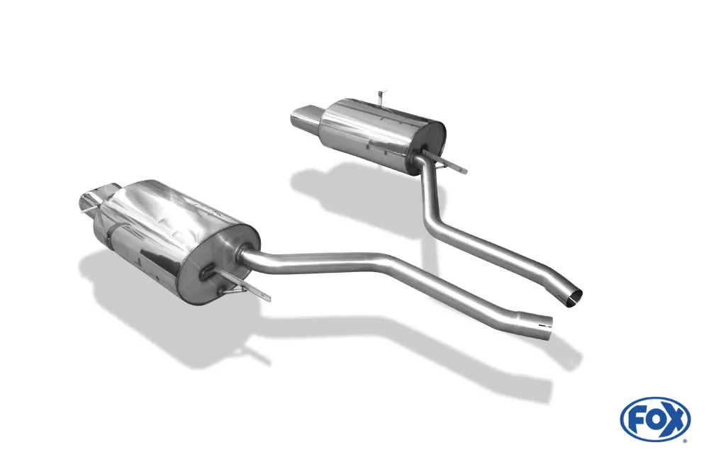 BMW E38 730i/ 735i/ 740i - Mit Stoßstangenausschnitt  Endschalldämpfer rechts/links - 160x80 Typ 53 rechts/links