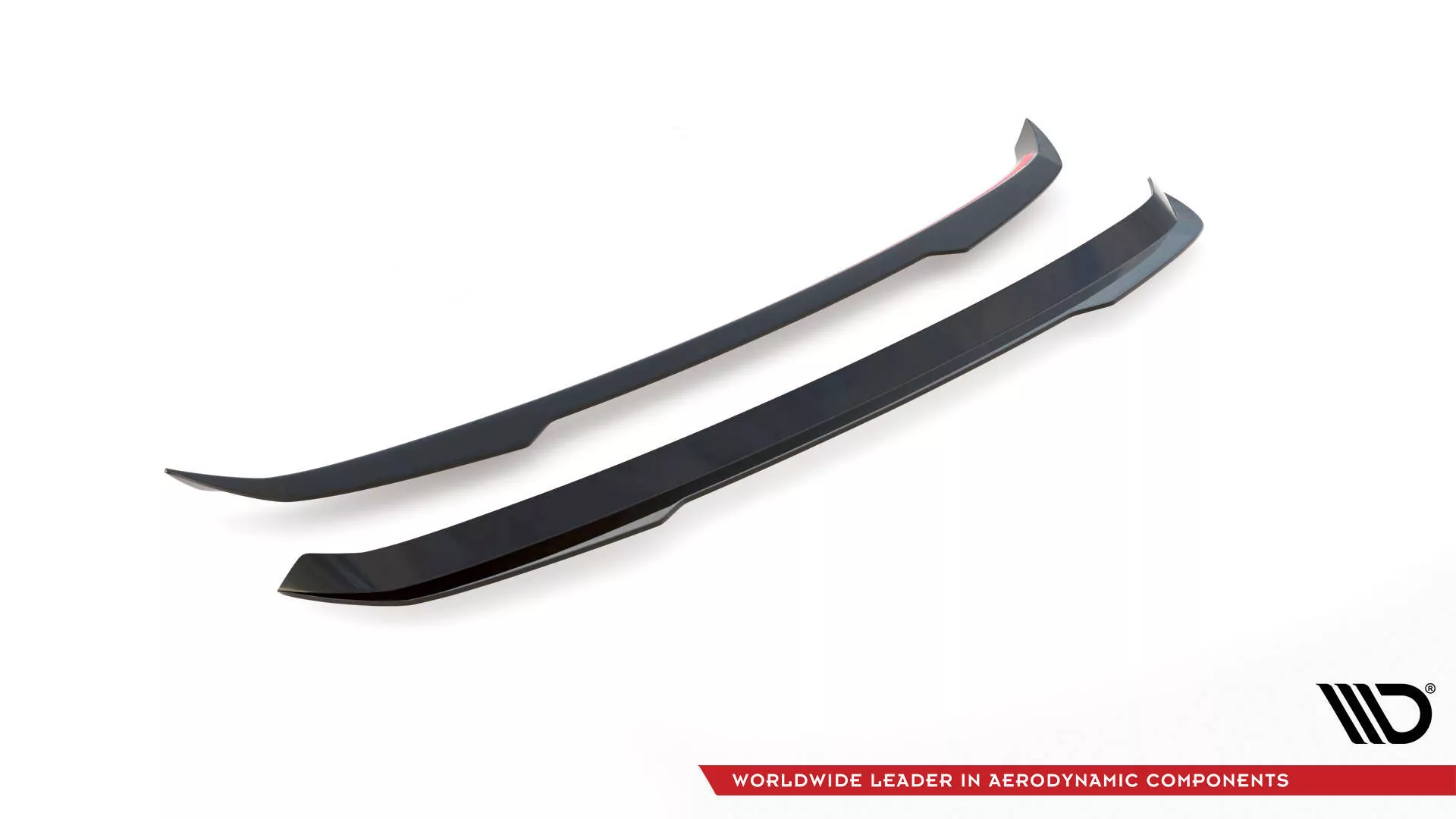 Spoiler CAP V.2 Für Peugeot 208 Mk2 Schwarz Hochglanz