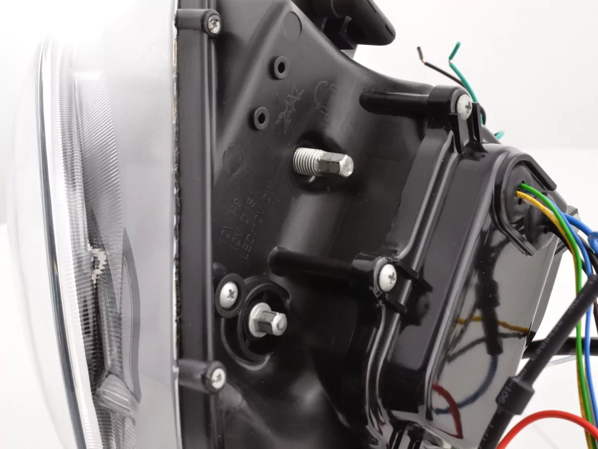 Scheinwerfer Set Daylight LED TFL-Optik Mini One / Cooper Bj. 06-10 chrom