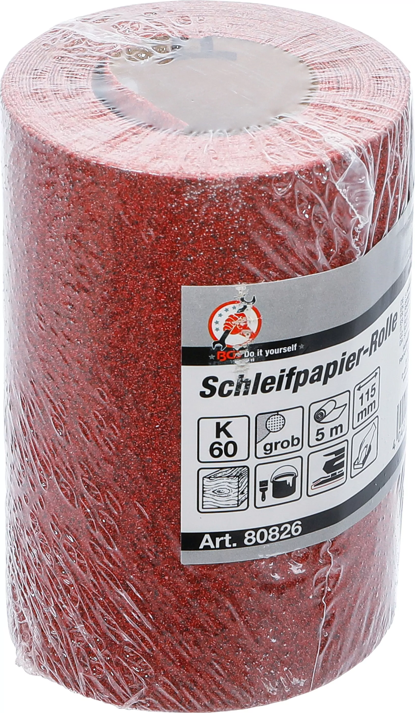 Schleifpapier-Rolle | 115 mm x 5 m | Körnung 60
