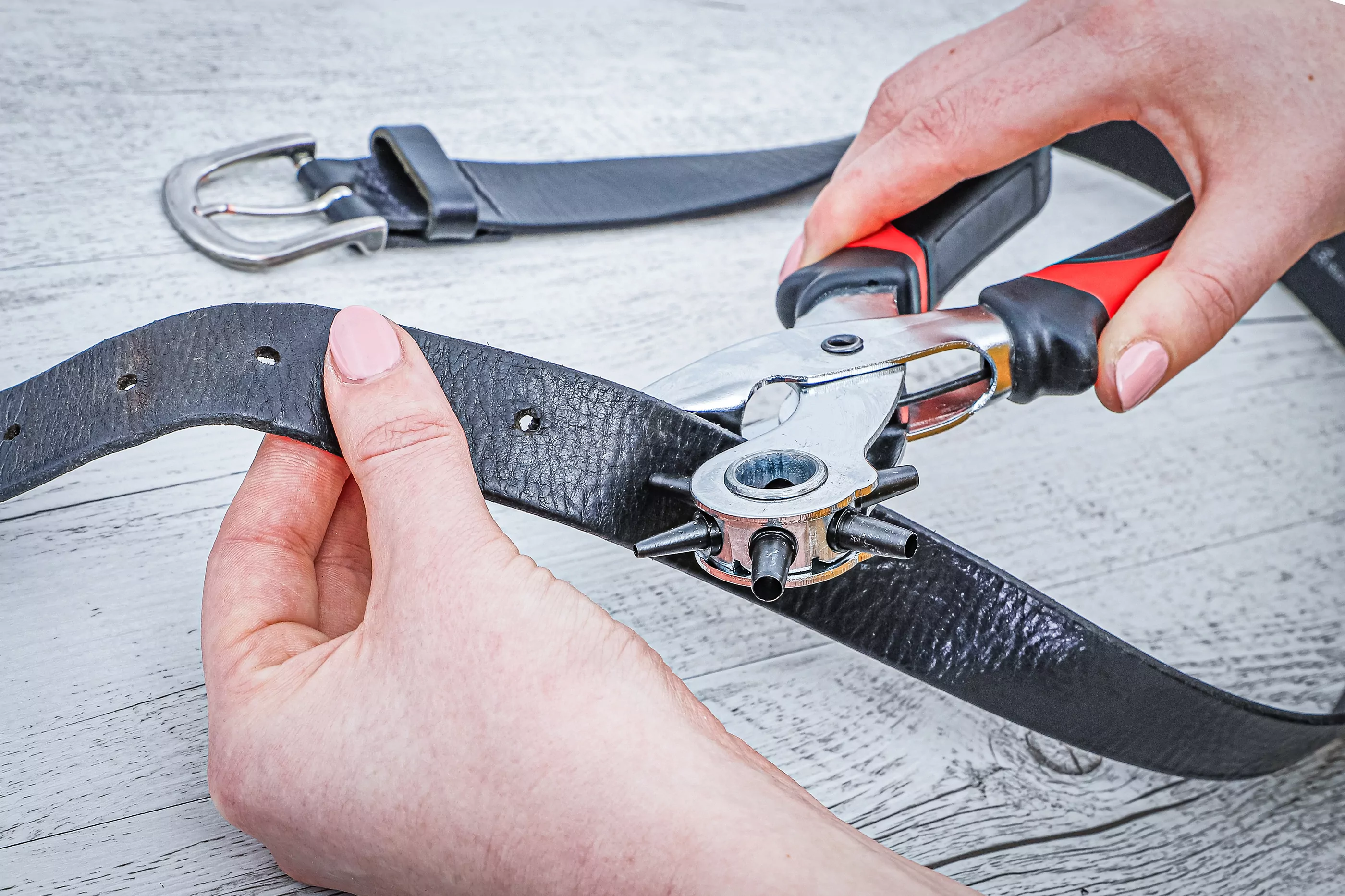 Revolver-Lochzange | schwere Ausführung | 2 - 4,5 mm