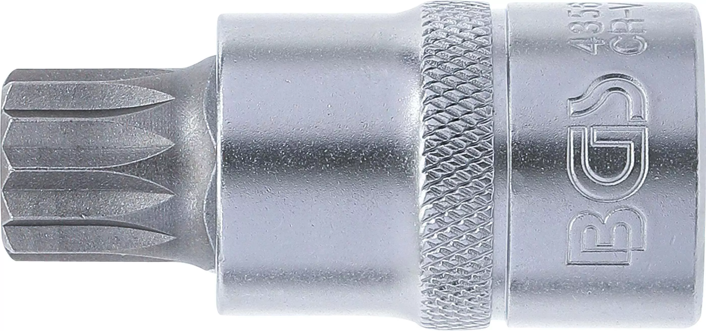 Bit-Einsatz | Antrieb Innenvierkant 12,5 mm (1/2") | Innenvielzahn (für XZN) mit Bohrung M16