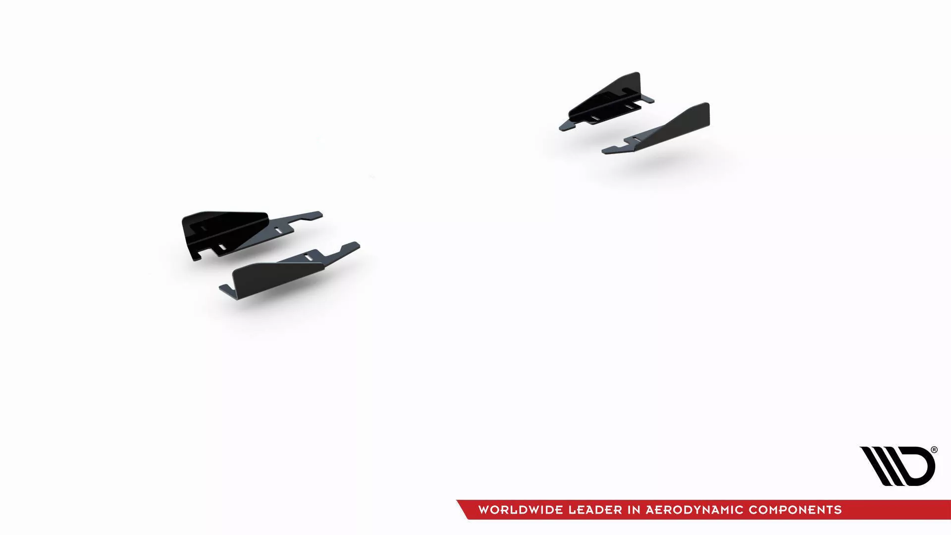 Side Flaps Volkswagen Golf GTI / GTE / GTI Clubsport / R-Line Mk8 Schwarz Hochglanz