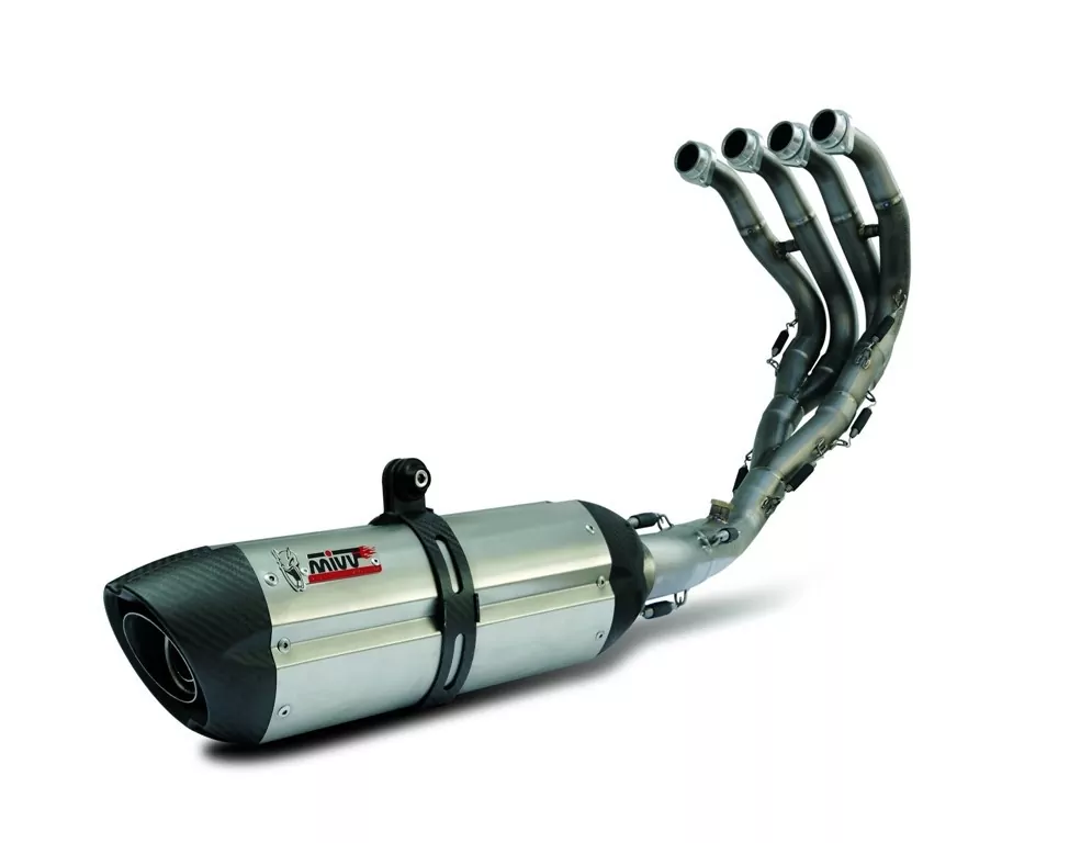 MIVV Komplettanlage 2x1 SUONO In Edelstahl Für KAWASAKI ER-6n 12-