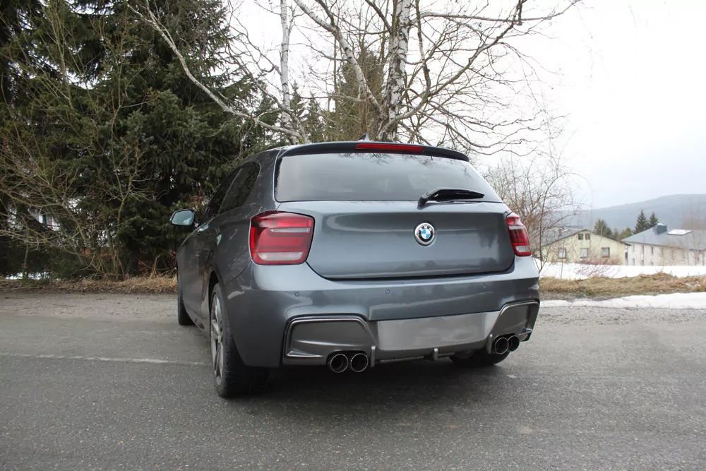 BMW F20/F21 - M135i - Rieger  Endschalldämpfer quer Ausgang rechts/links - 2x80 Typ 14 rechts/links