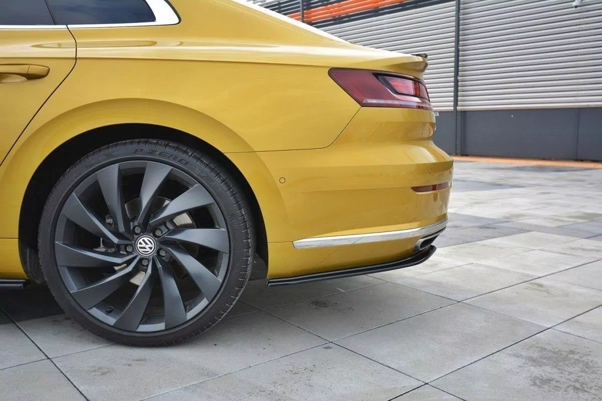 Heck Ansatz Flaps Diffusor Passend Für Diffusor Passend Für VW ARTEON Schwarz Hochglanz Schwarz Hochglanz