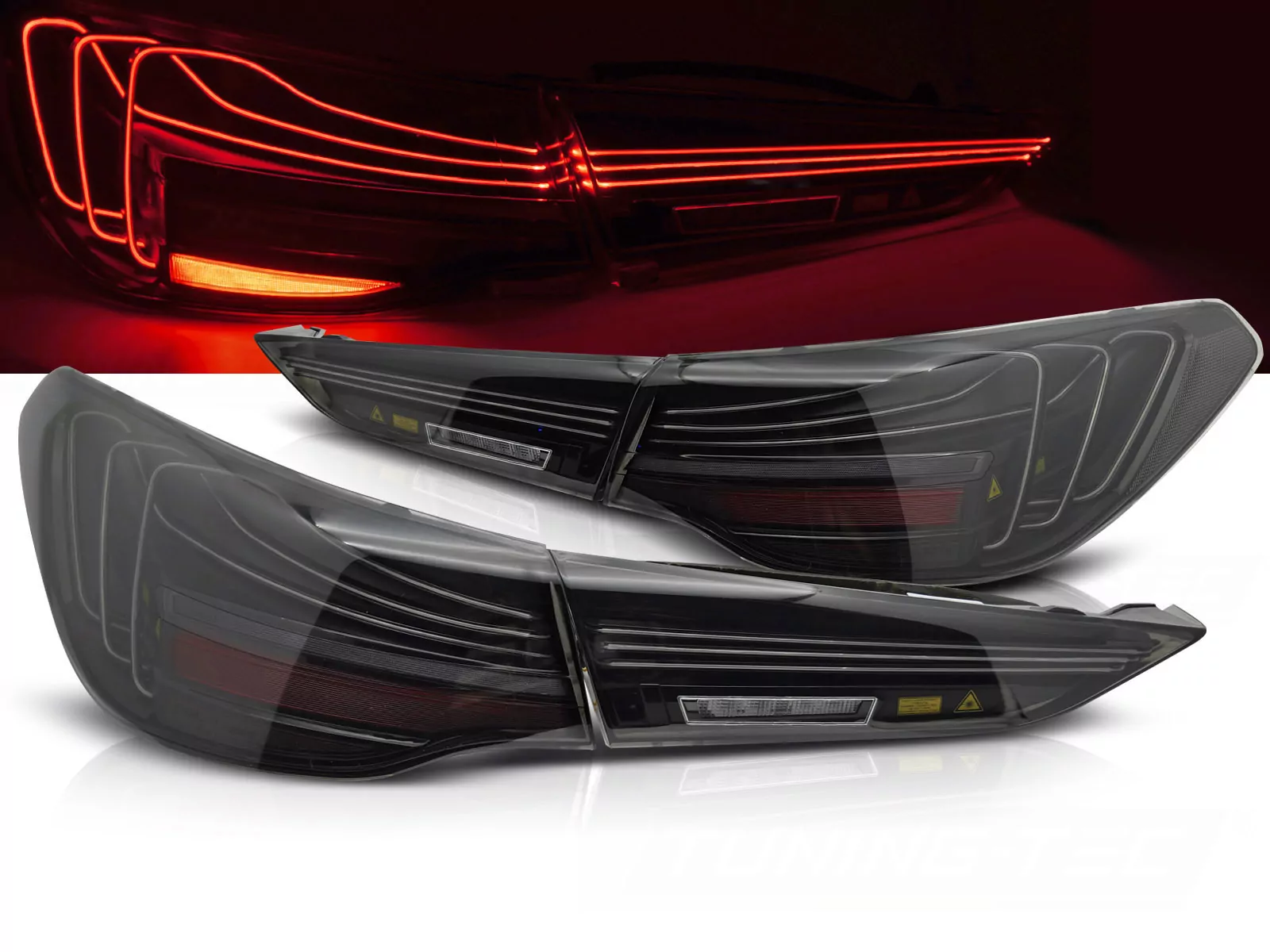 Led Tail Lights Smoke Seq Laser Look Fits Bmw G22 G23 20-