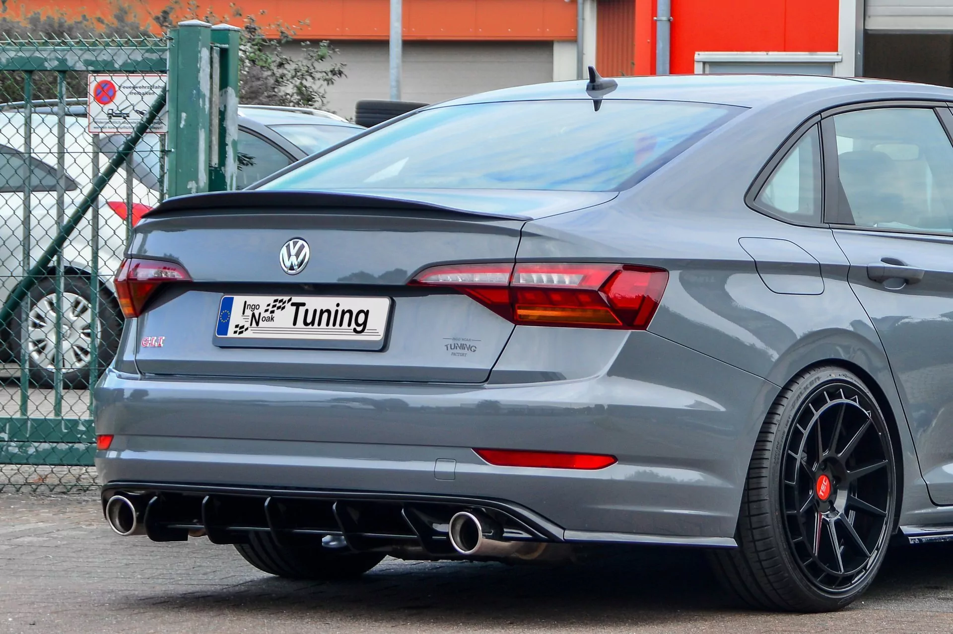 Heckansatz Diffusor für VW Jetta 7 GLI