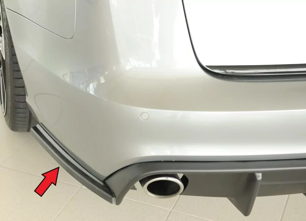 Rieger Heckschürzenansatz seitlich links für Audi A6 S6 (4G/C7) Lim. 02.12-08.14 (bis Facelift)