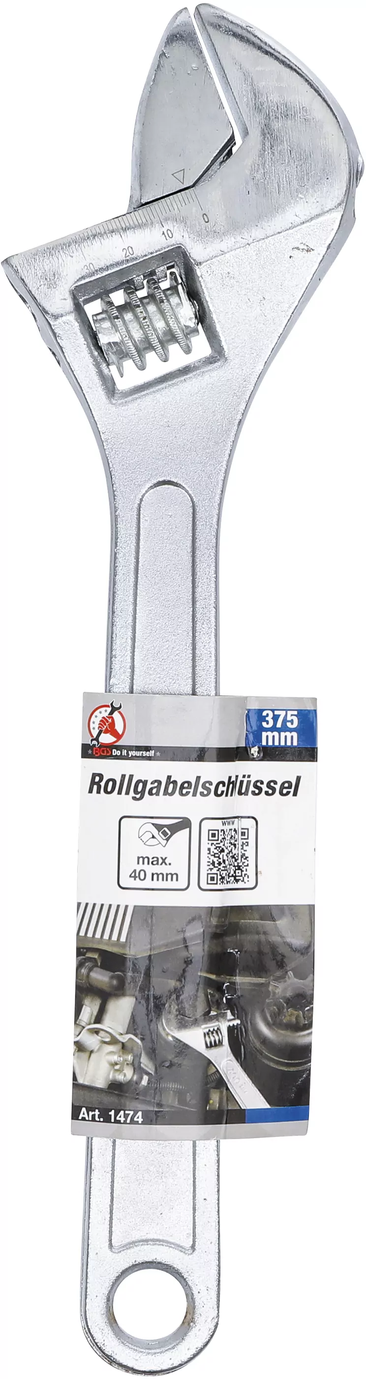 Rollgabelschlüssel | 375 mm | 40 mm