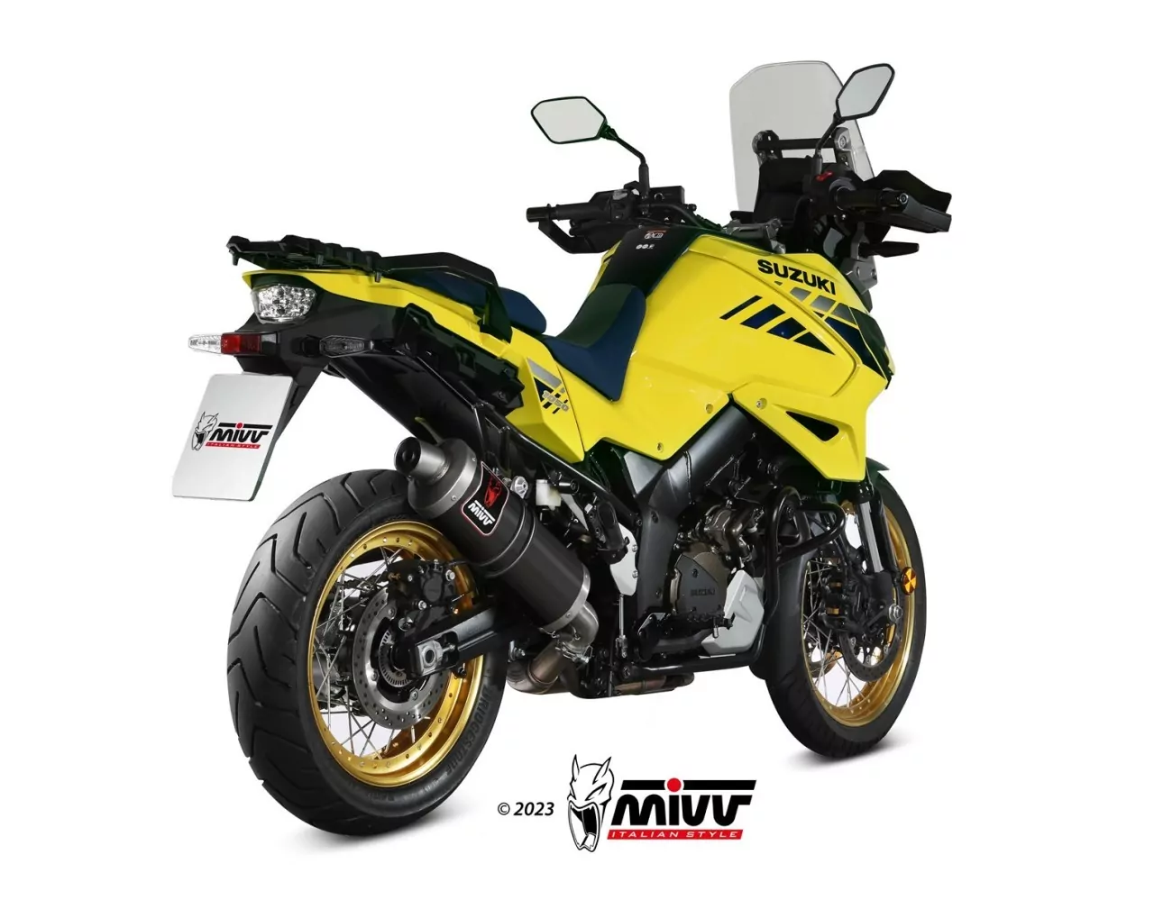 MIVV DAKAR Edelstahl Schwarz SUZUKI DL V-STROM 1000-XT 14-20