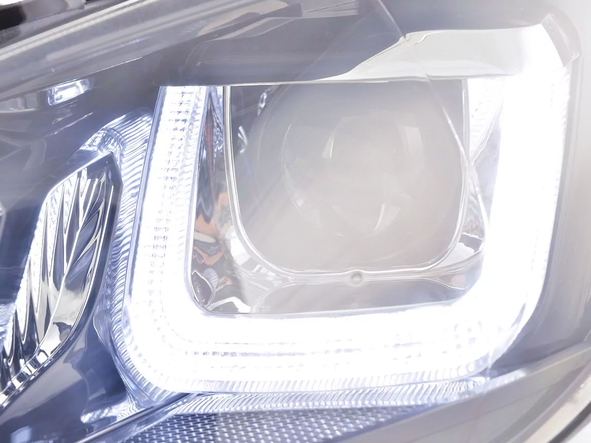 Scheinwerfer Set Daylight LED Tagfahrlicht VW Golf 6  08-12 schwarz