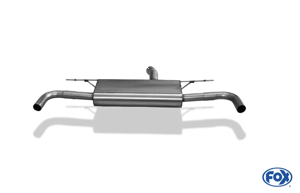 Ford Mondeo V Schrägheck/ Kombi (Touring) Endschalldämpfer quer Ausgang rechts/links - Ausgang der Endrohre in der originalen Stoßstange