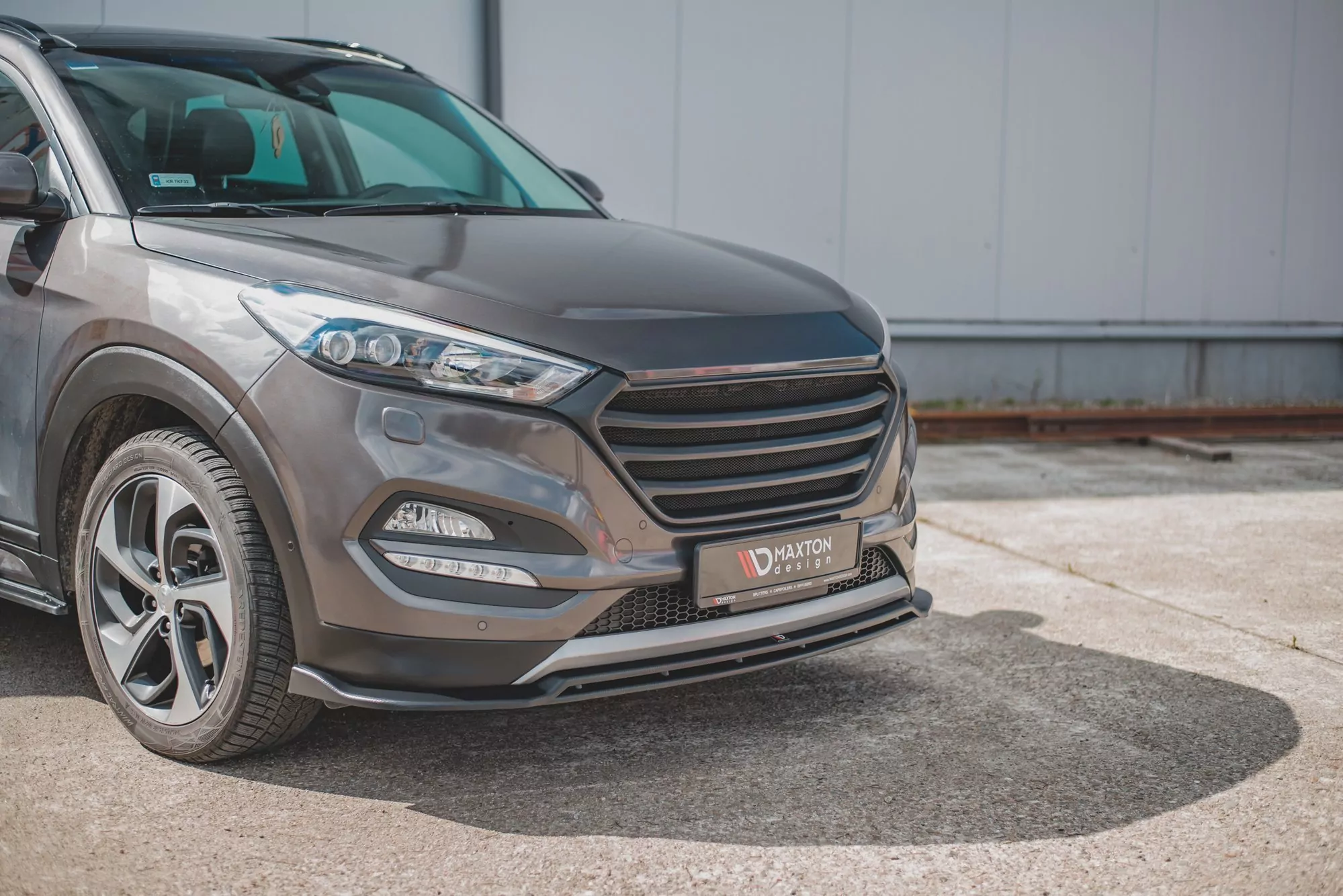 Front Ansatz Passend Für Passend Für Hyundai Tucson Mk3 Schwarz Hochglanz Schwarz Hochglanz