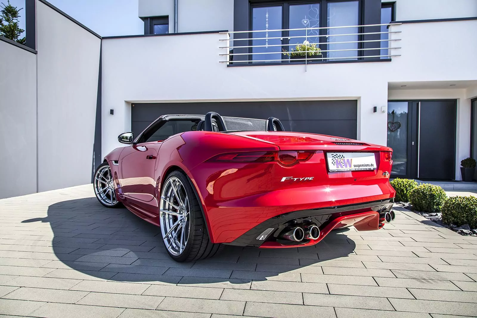 KW Gewindefahrwerk V3 inox JAGUAR F-TYPE Coupe (X152, QQ6) 09/2013-