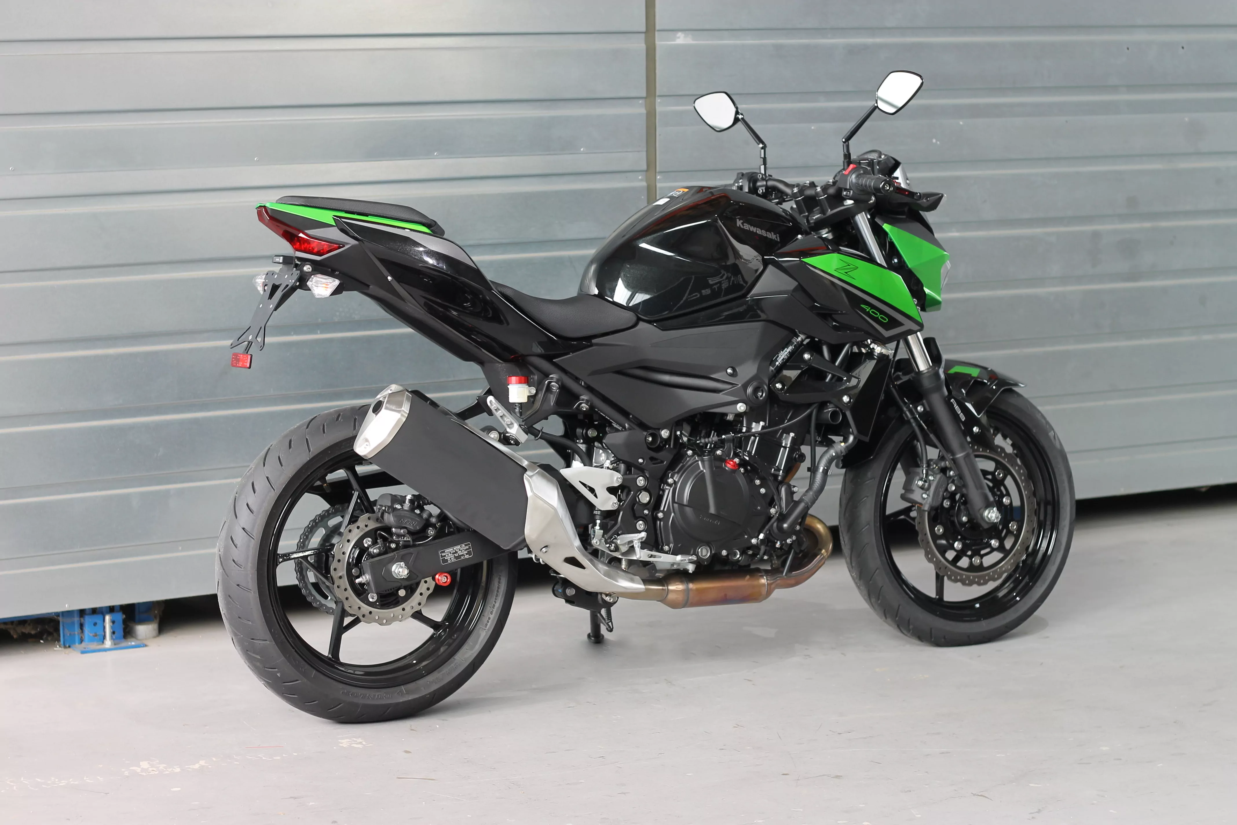MG Biketec Kennzeichenhalter für Kawasaki Z 400 ab 2018