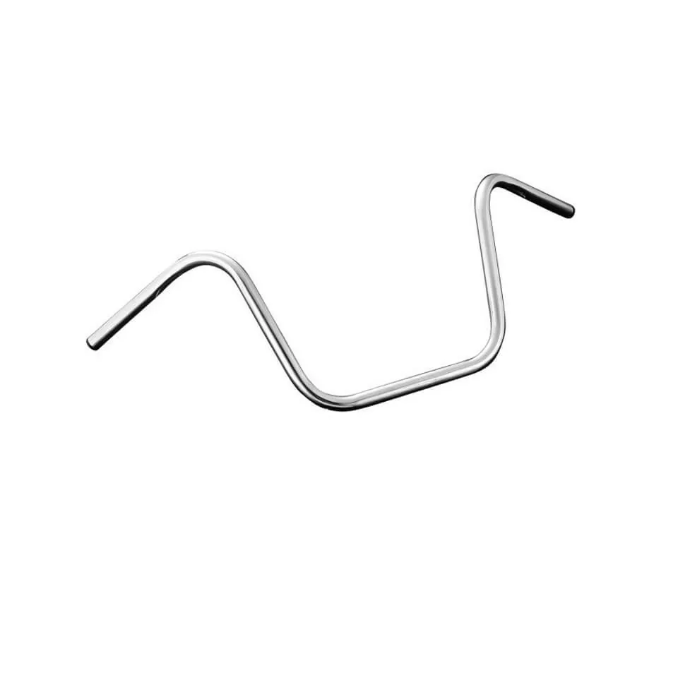 HIGHWAY HAWK Street medium Handlebar, 1 inch (25.4 mm), chrome, with cable notches