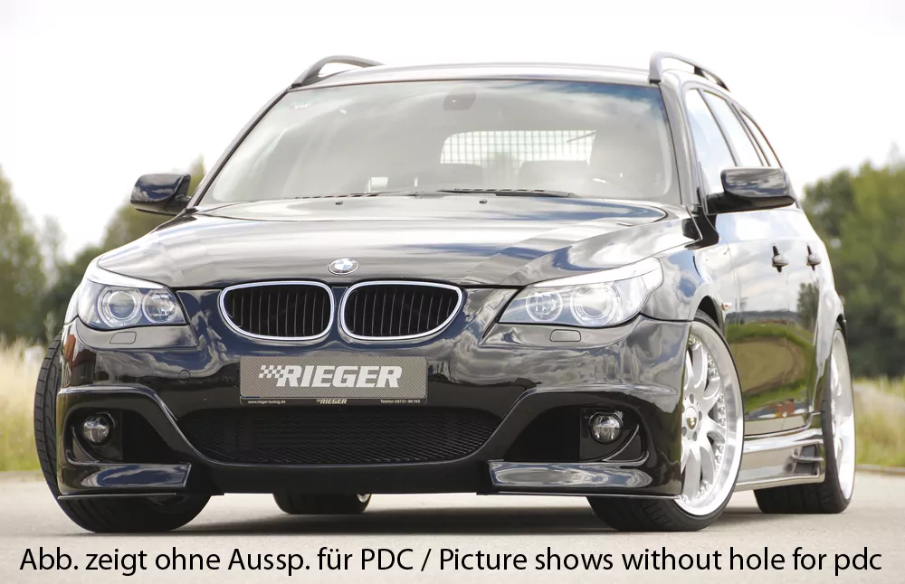 Rieger Spoilerstoßstange (wie 53611) für BMW 5er E61 | Touring 08- (ab Facelift) für Facelift 2008-