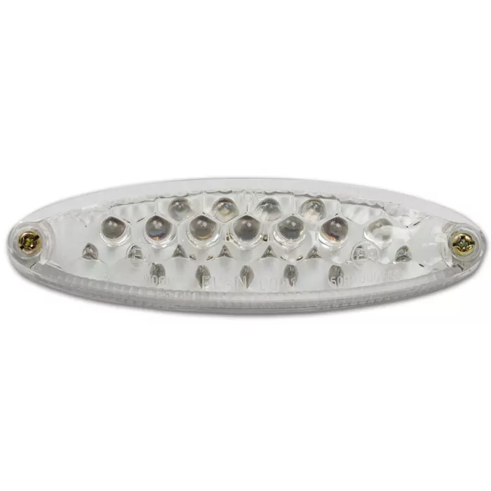 Led-rücklicht-mini, Klar, Ohne Kzb, E-geprüft, B 105 X H 30 X T 32 Mm, Schraubenabstand: 95 Mm