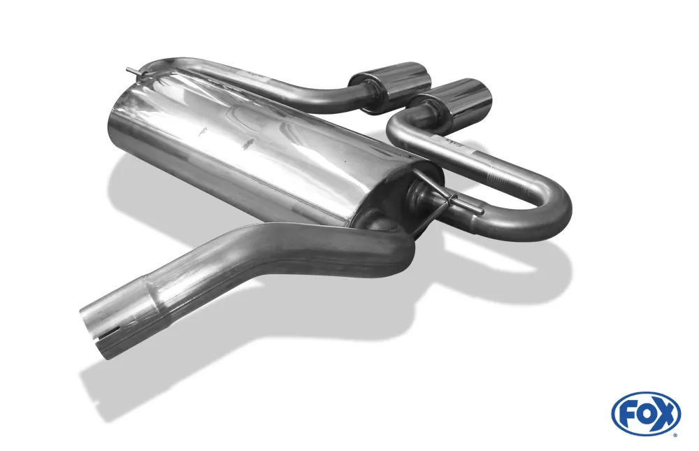 Ford Focus III ST Turnier  Endschalldämpfer quer Ausgang mittig - 2x115x85 Typ 32 mittig