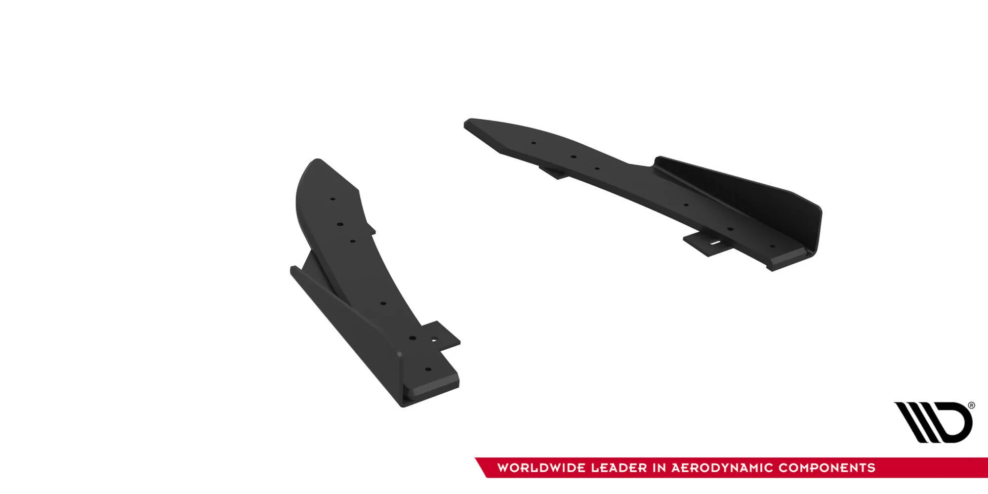 Street Pro Heck Ansatz Flaps Diffusor +Flaps Für Ford Audi RS5 Sportback F5 Schwarz Hochglanz