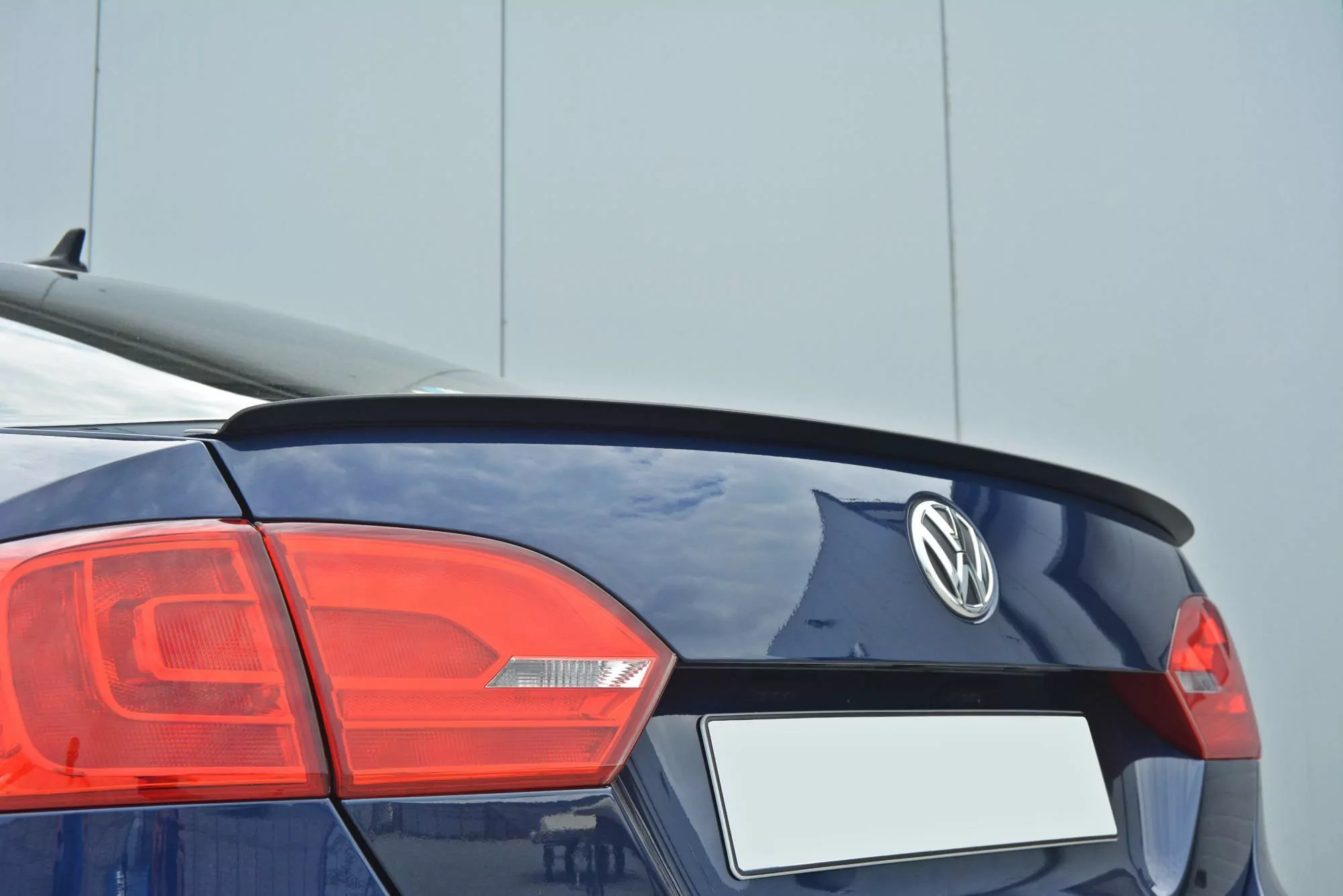 Spoiler CAP Passend Für Passend Für VW JETTA MK6 Limo Vor FL Schwarz Hochglanz Schwarz Hochglanz