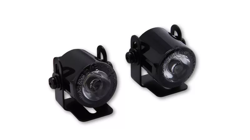 SHIN YO LED-Standlicht, rund, Durchmesser 24,7 mm, mit Universalhalter E-geprüft