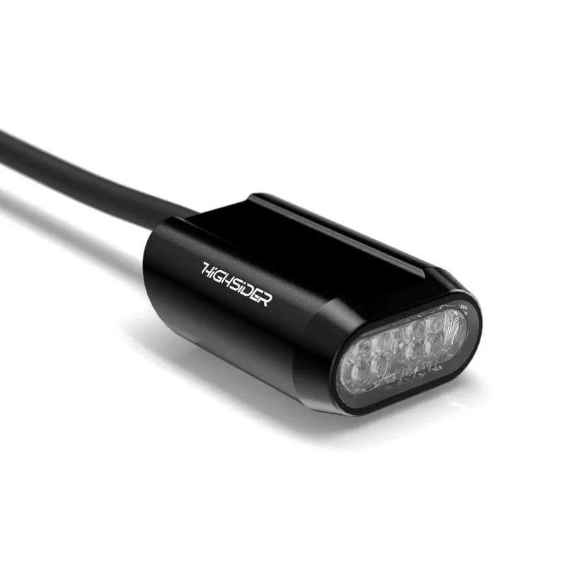 HIGHSIDER pro Split-RS LED Rücklicht Schwarz/Transparent E-Geprüft (1Stck)