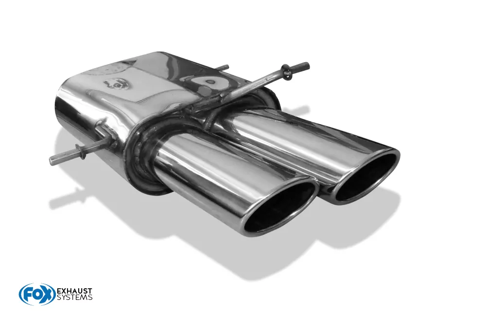 Audi RS4 B5  Endschalldämpfer - 2x106x71 Typ 44