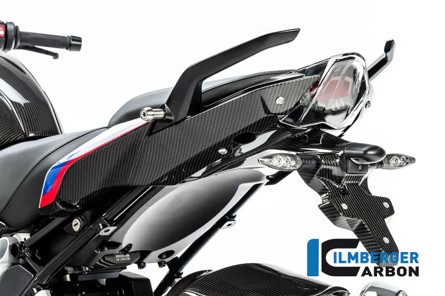 Ilmberger Carbon Seitendeckel am Sitz links Carbon für BMW R1250R R1250RS 2019-