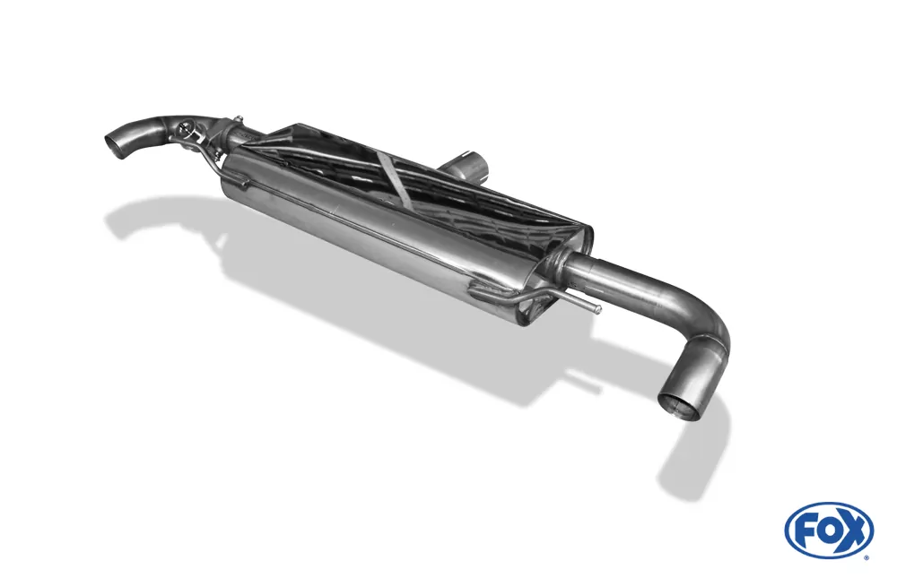 Audi TT 8J RS  Endschalldämpfer quer Ausgang rechts/links mit Unterdruckklappe