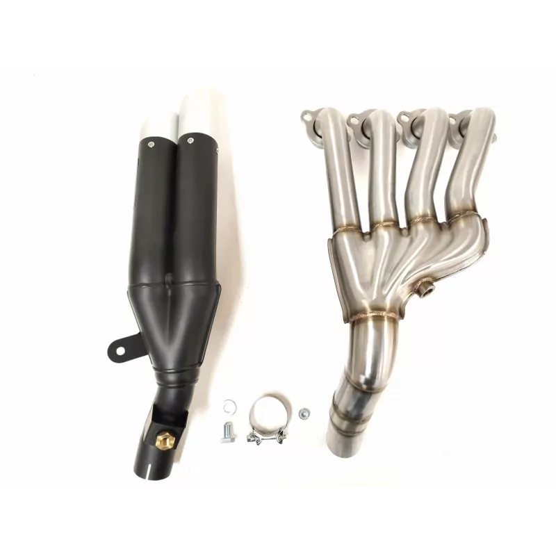 IXIL Hyperlow Full Exhaust System Stainless Steel Black / Aluminium Polished - Honda CB650R - XH6342XB