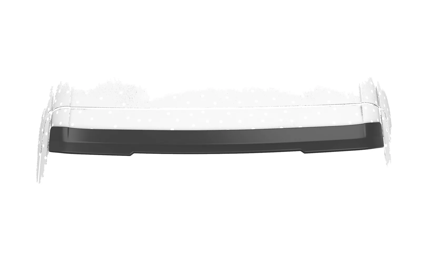 Heckflügel mit ABE für Audi Q7 4L HF607 Strukturiert (schwarz matt)